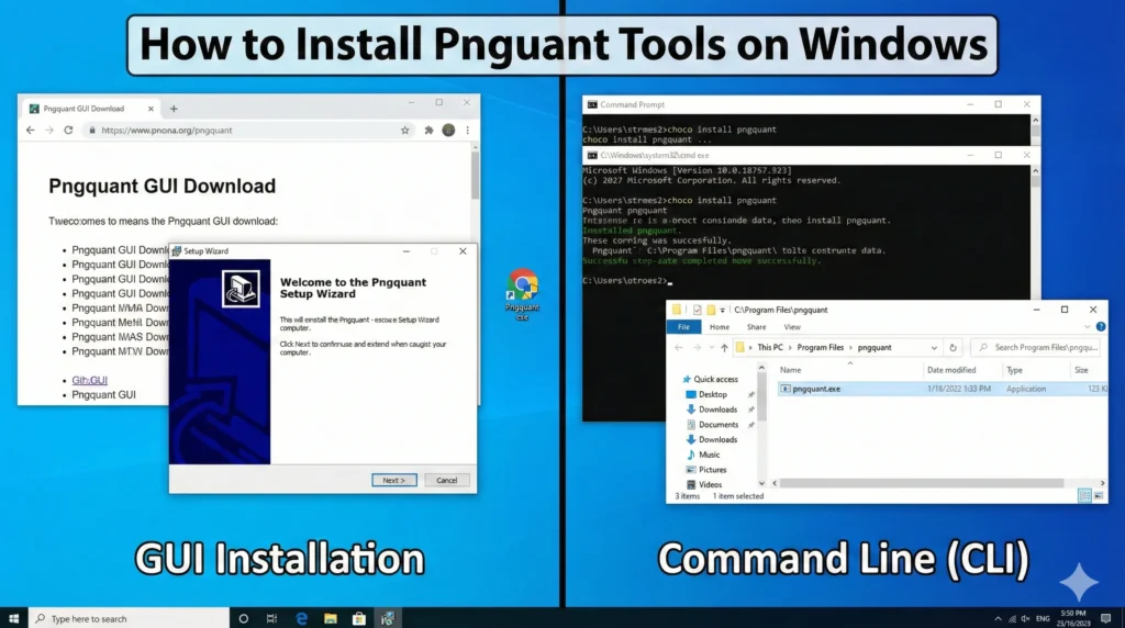 How to Install Pngquant Tools on Windows (GUI & Command Line) - The Red ...